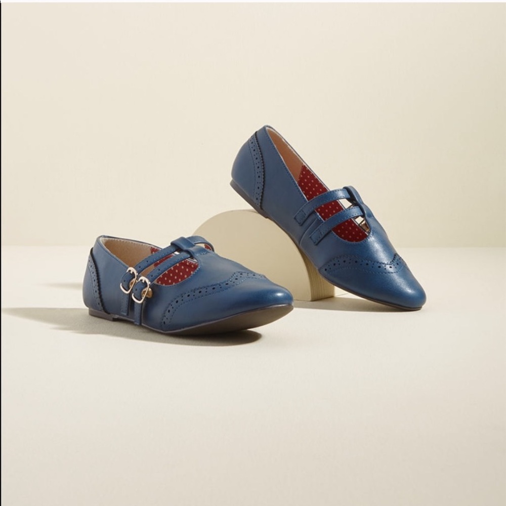 Navy ModCloth Flats